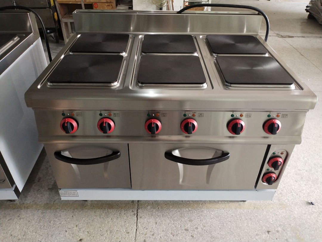 6-Plate Electric Cooker with Oven