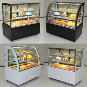 Square Cake Display Showcase