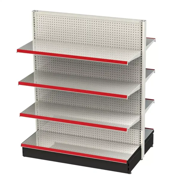 Supermarket Display Shelf Double Side 5 Layers