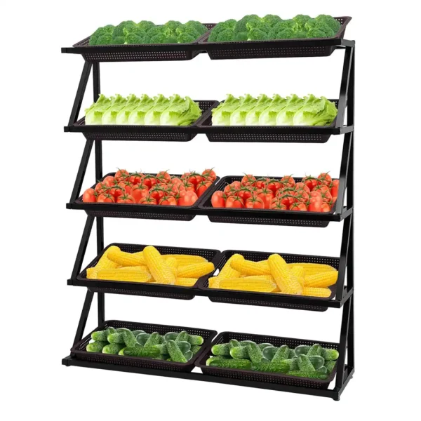 Supermarket Vegetable shelf