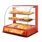 Snack Food Warmer 3 Layers Red