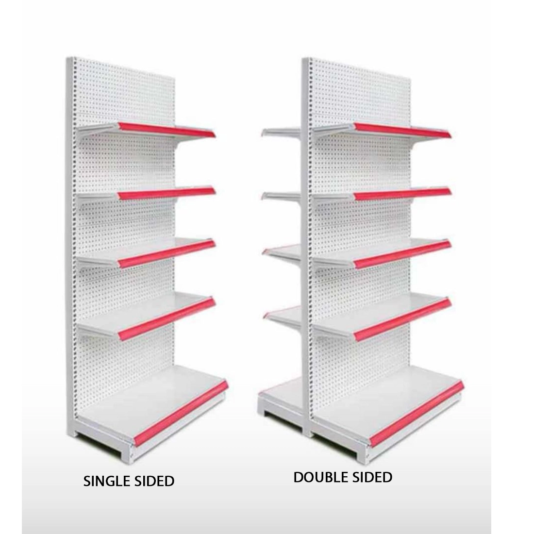 Supermarket Shelf Single Sided and Double Sided